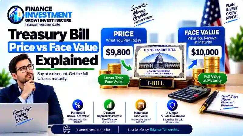 Treasury Bill Price vs Face Value