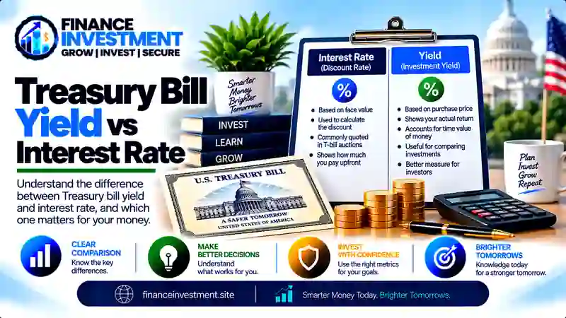 Treasury Bill Yield vs Interest Rate