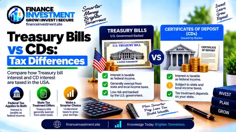 Treasury Bills vs CDs: Tax Differences