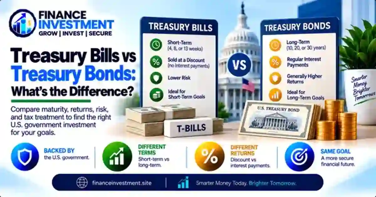 Treasury Bills vs Treasury Bonds: What’s the Difference?