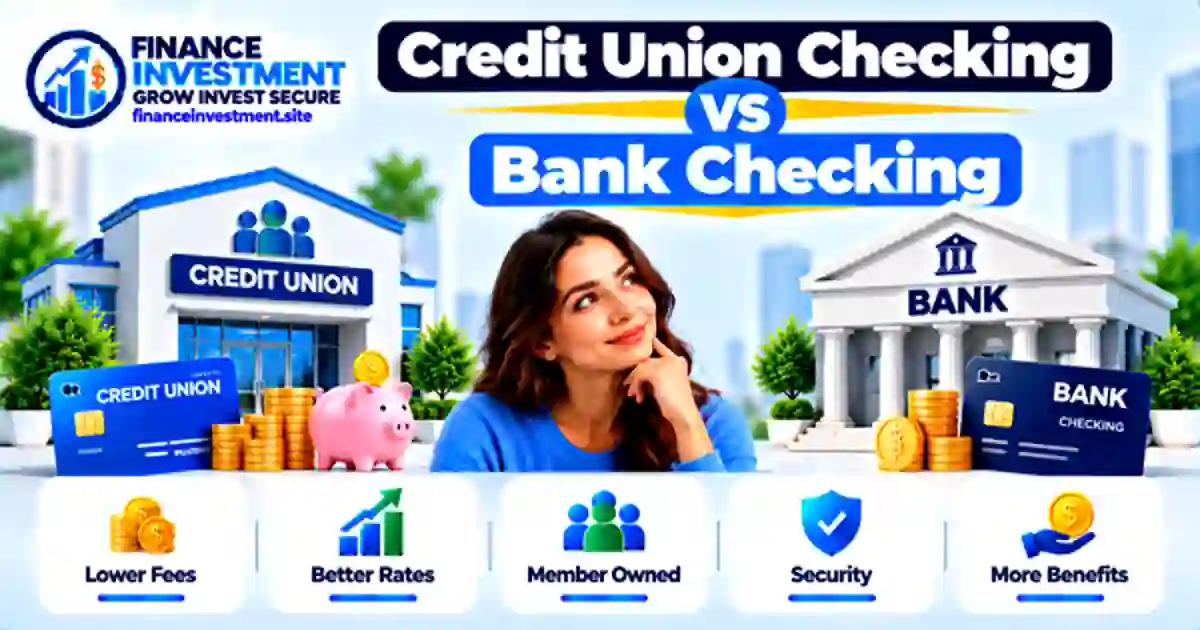 Credit Union Checking vs Bank Checking