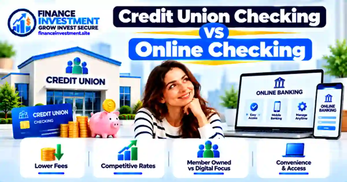 Credit Union Checking vs Online Checking: Which Is Right?