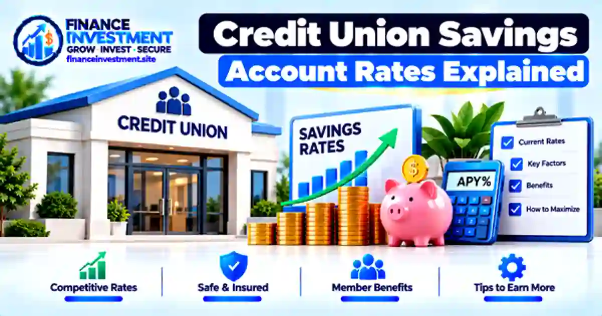 Credit Union Savings Account Rates Explained
