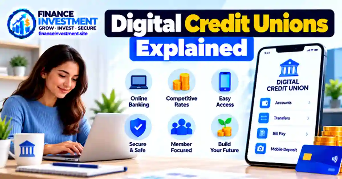 Digital Credit Unions Explained: How They Work, Benefits & Fees