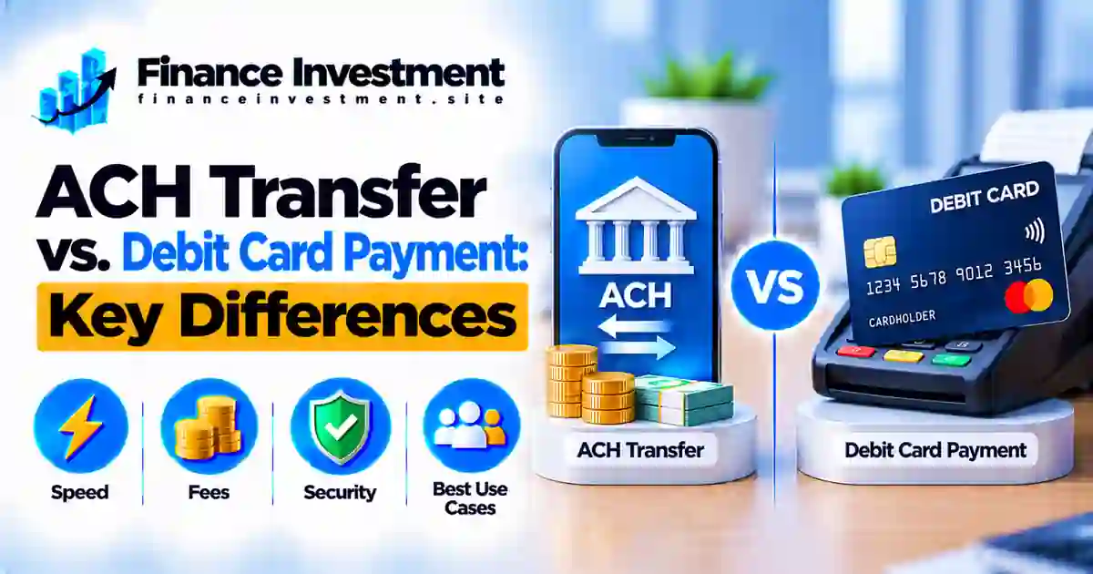 ACH Transfer vs. Debit Card Payment: Key Differences