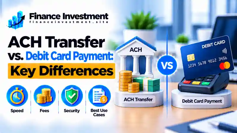 ACH transfer vs debit card payment