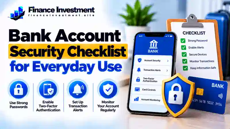 bank account security checklist