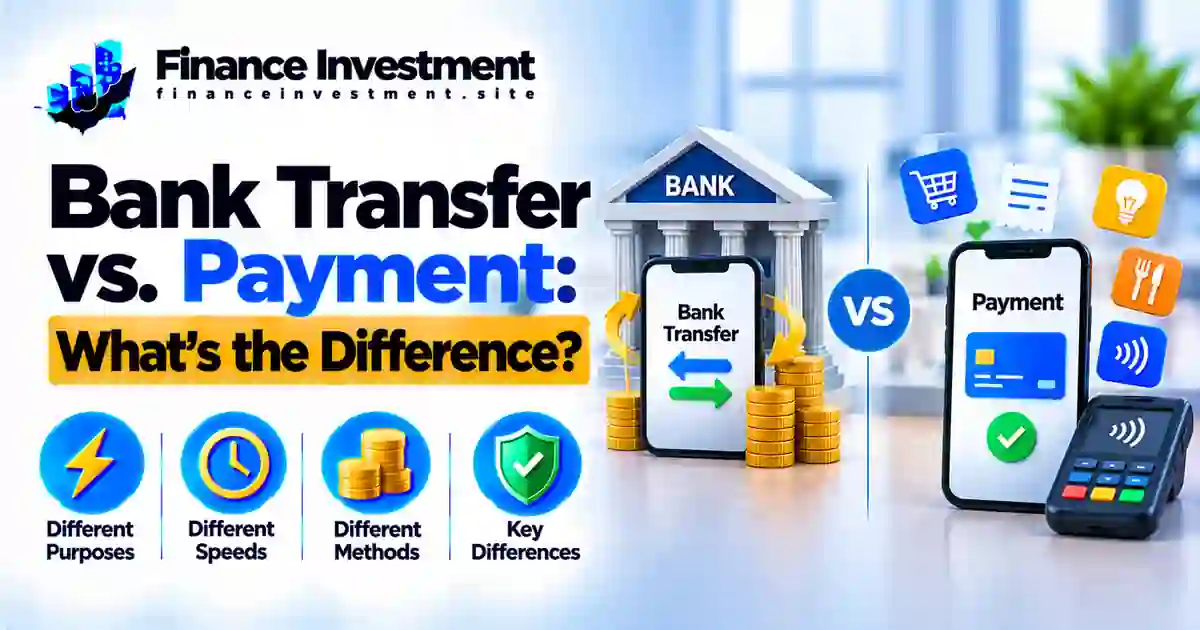 Bank Transfer vs. Payment: Key Differences Explained