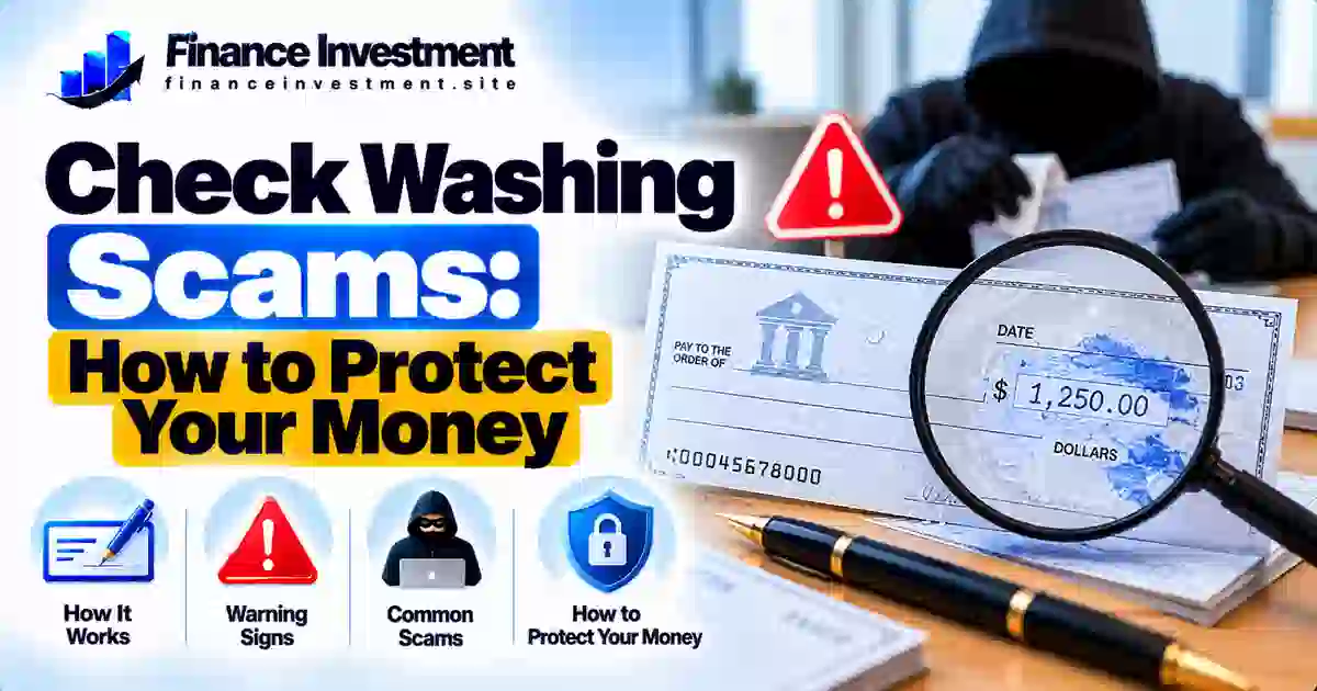 Check Washing Scams: How to Protect Your Money