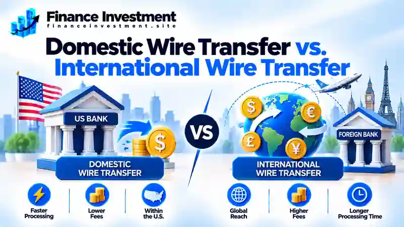 domestic wire transfer vs international wire transfer