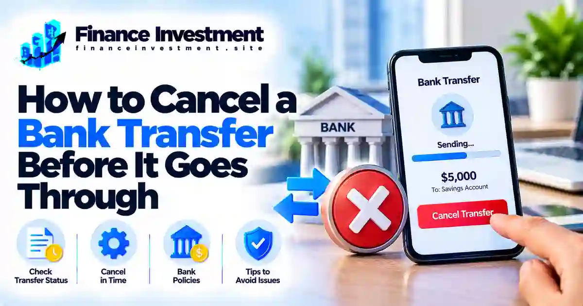 How to Cancel a Bank Transfer Before It Goes Through