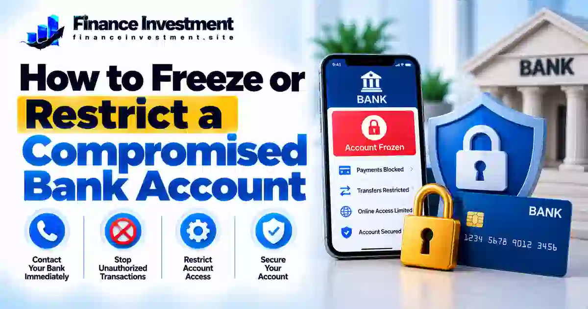 How to Freeze a Compromised Bank Account (2026 Guide)