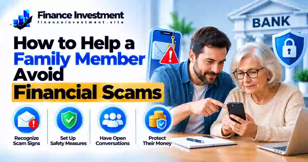 help a family member avoid financial scams