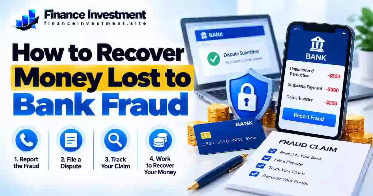 How to Recover Money Lost to Bank Fraud