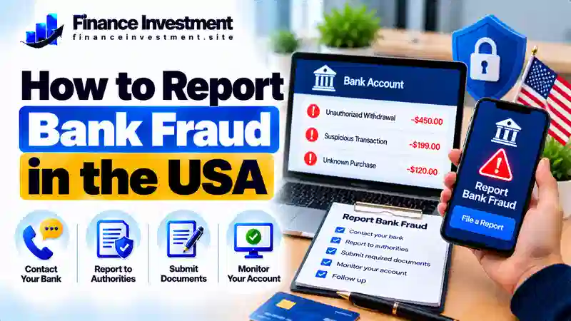 how to report bank fraud in the USA
