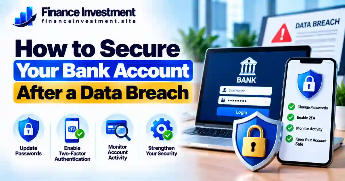 how to secure your bank account after a data breach