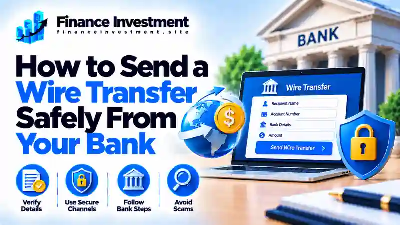 how to send a wire transfer safely from your bank