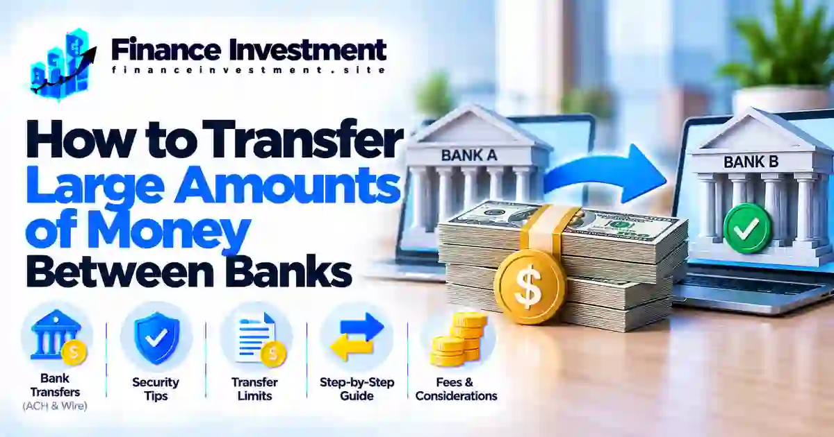 How to Transfer Large Amounts of Money Between Banks (2026)