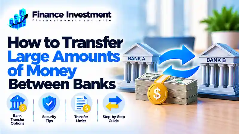 how to transfer large amounts of money between banks