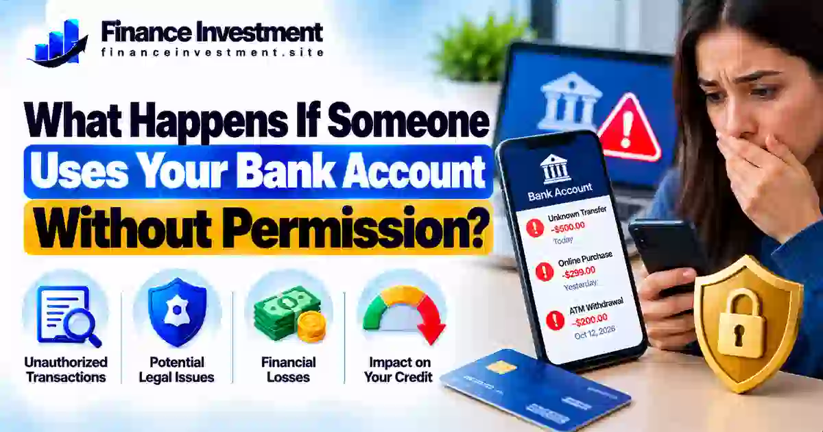 What Happens If Someone Uses Your Bank Account Without Permission?