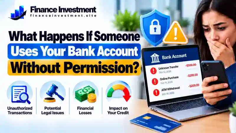 what happens if someone uses your bank account without permission