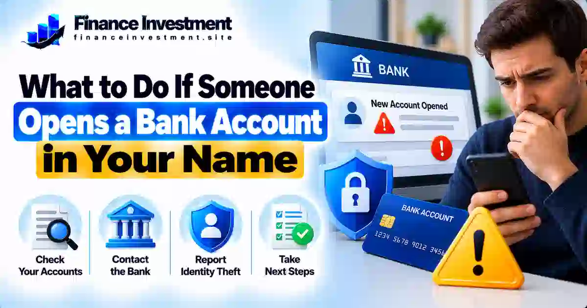 Someone Opened a Bank Account in Your Name? What to Do